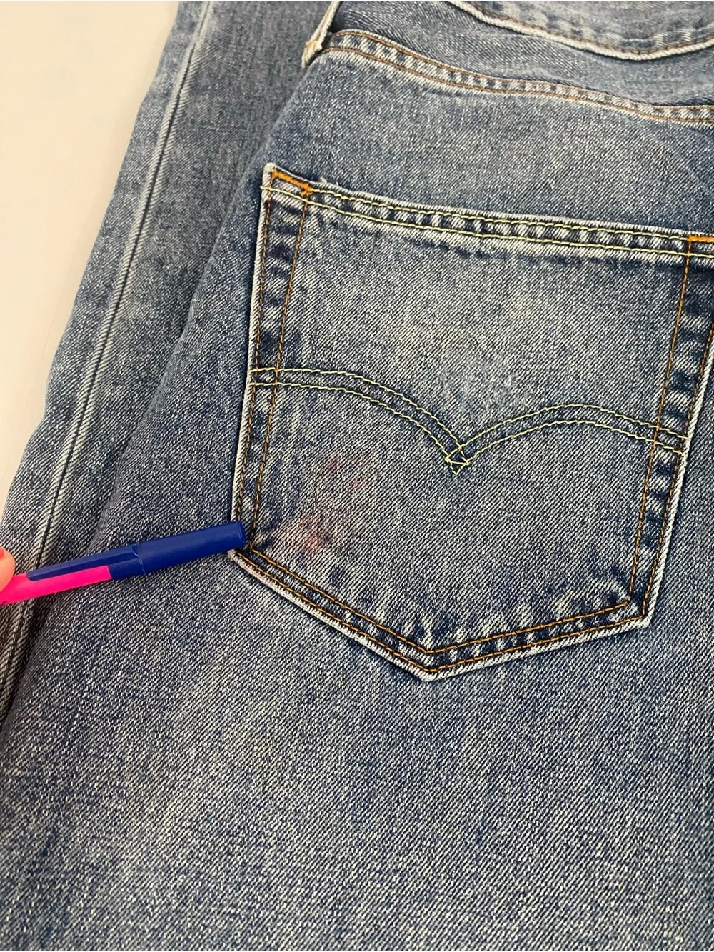 Levi's Men's 522 Straight Blue Jeans size 31x30
